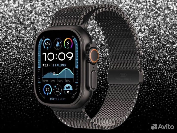 Apple watch Ultra 2 49 Black Milanese Loop (2024)