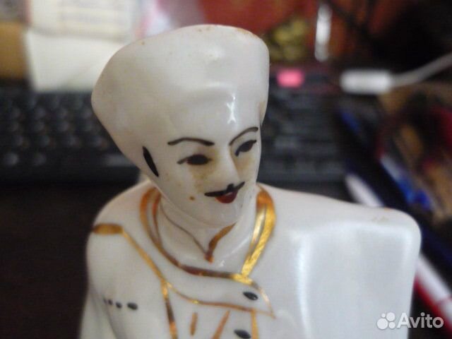 Горец и Горянка парная статуэтка. Советский фарфо