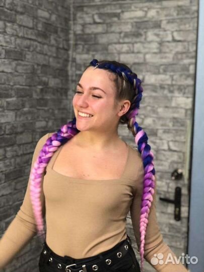 Канекалон.Плетение кос, афро,сенегальские,брейды и