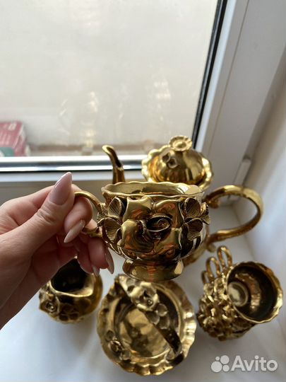 Сервиз чайный / кофейный золотая роза