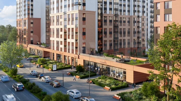 2-к. квартира, 47,2 м², 7/12 эт.