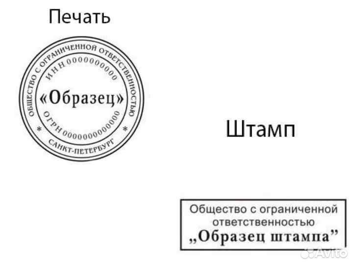 Изготовление печатей и штампов