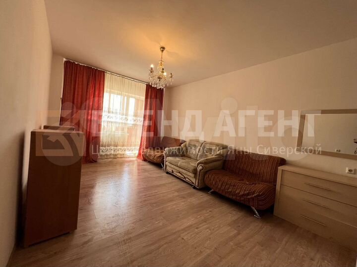 1-к. квартира, 41 м², 4/17 эт.