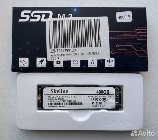 Новые SSD M.2 ngff 128gb/240gb