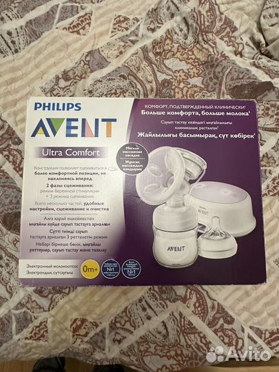 Молокоотсос avent электрический