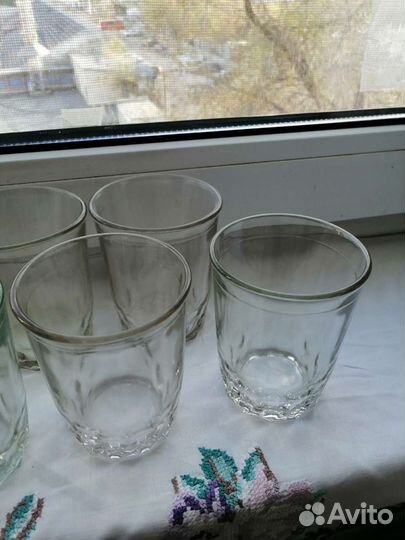 Стаканы 200 г. СССР 9 штук