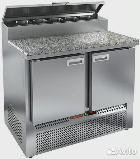 Стол для пиццы hicold PZE2-11GN (1/6) камень