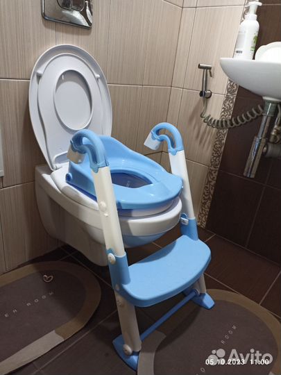 Сидушка на унитаз со ступенькой