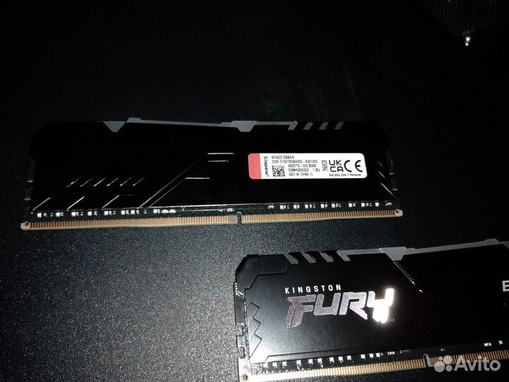 Оперативная память ddr4 2х8gb 3200 Kingston