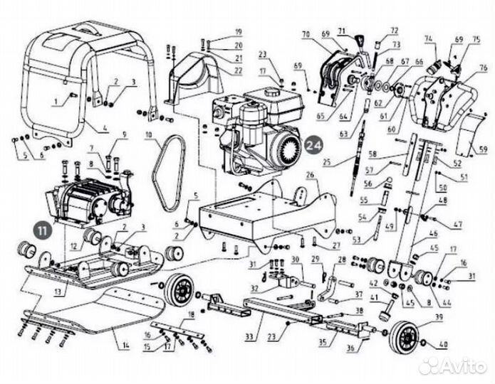 Запчасти для виброплит Wacker Neuson