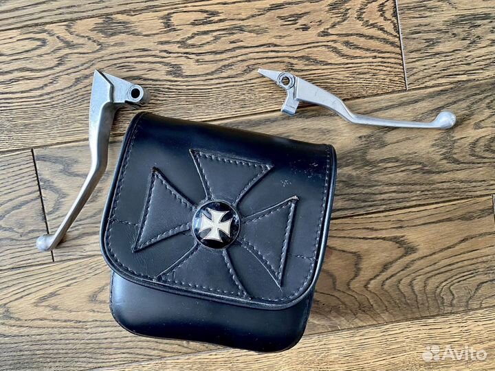 Байкерская сумка/ кожа