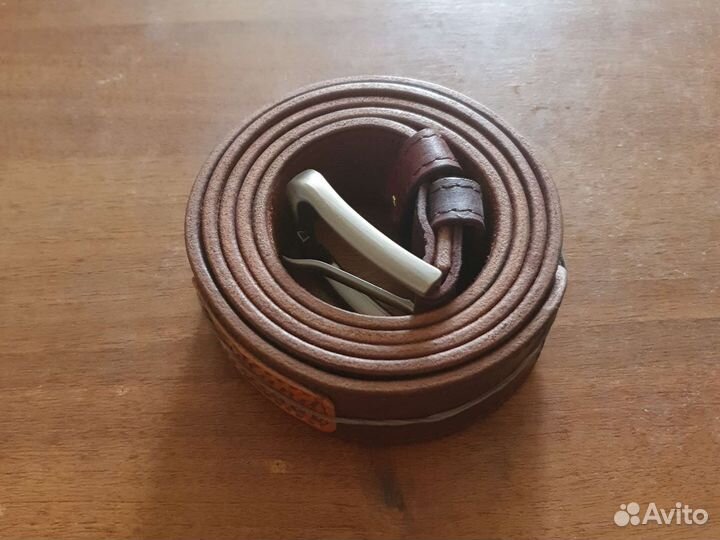 Мужской кожаный ремень ручной работы