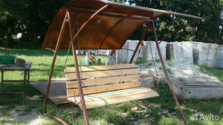 Навесы, садовая мебель в стиле лофт