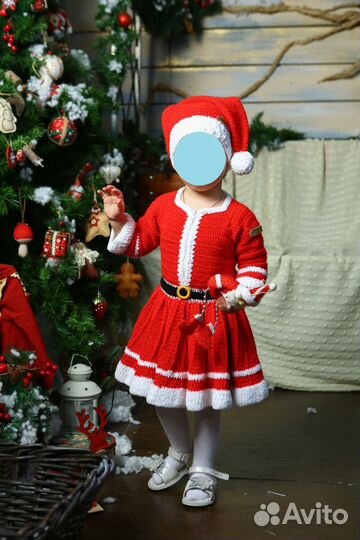 Новогодний костюм для маленькой принцессы