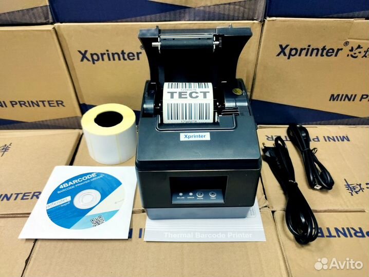 Принтер этикеток Xprinter XP-236B Термопринтер