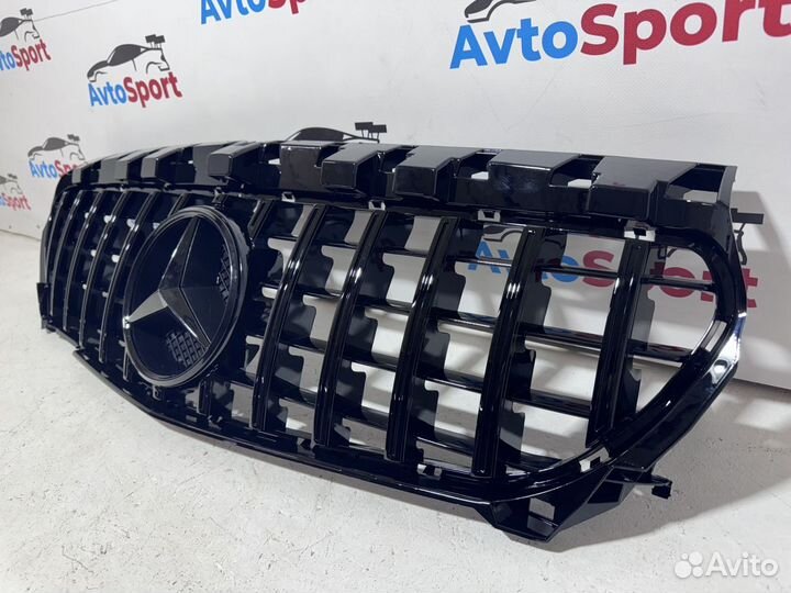 Mercedes w117 решетка радиатора AMG GT черная