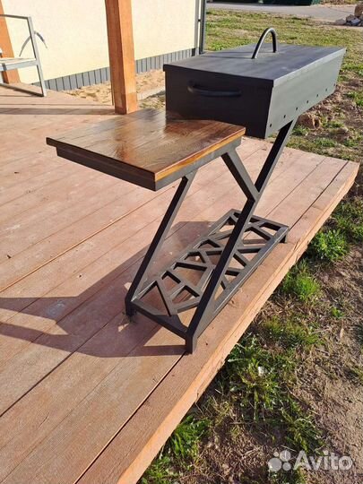 Мангал с крышкой