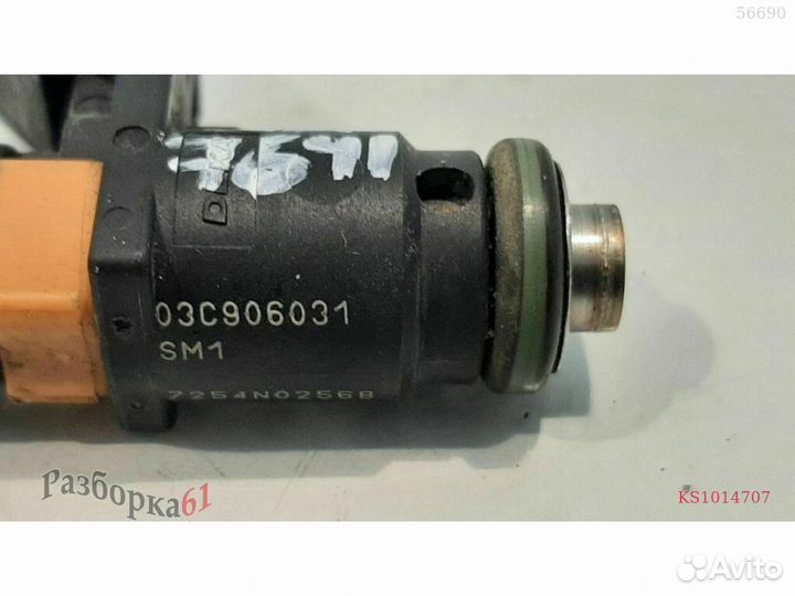 Форсунка топливная skoda fabia 2