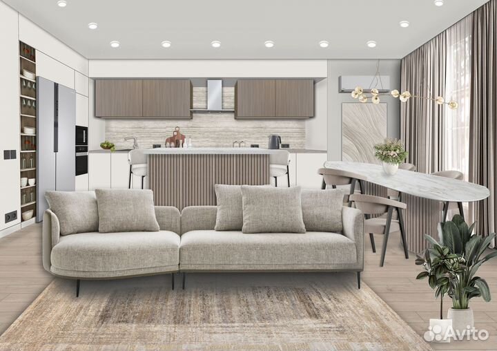 Коллаж интерьера