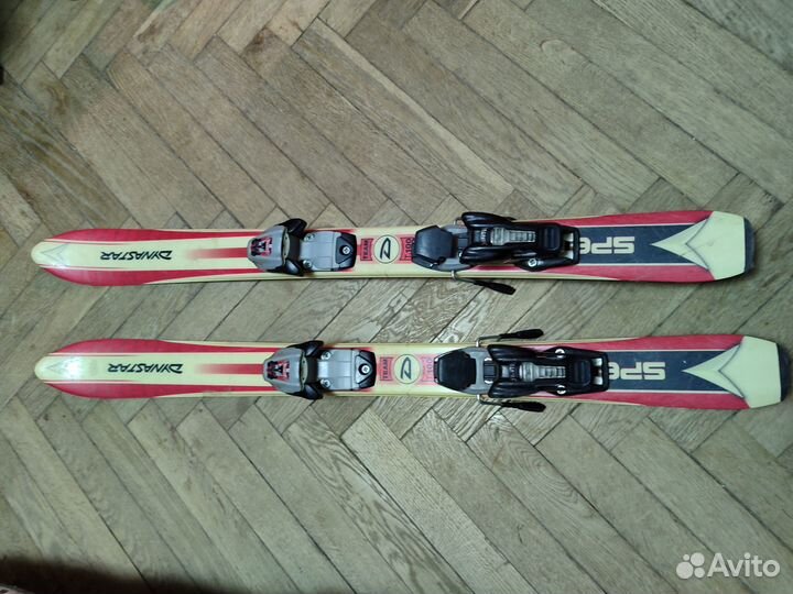 Горные лыжи детские Dynastar 100 + палки Scott