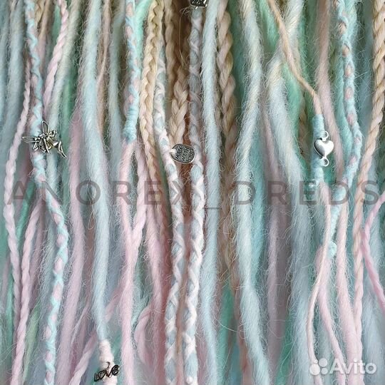 Д.Е. дреды с косами