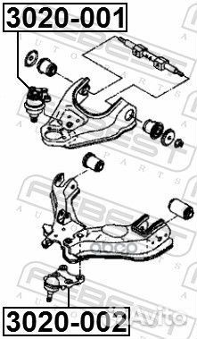 Опора шаровая 3020-002