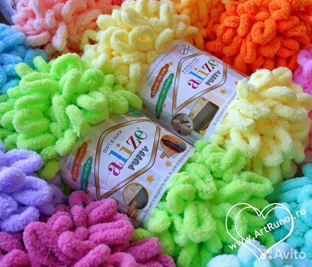 Пряжа Ализе Пуффи (Alize Puffy)