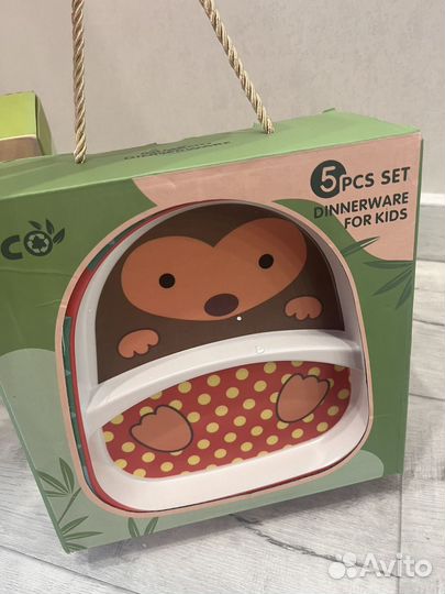 Детская посуда из бамбука
