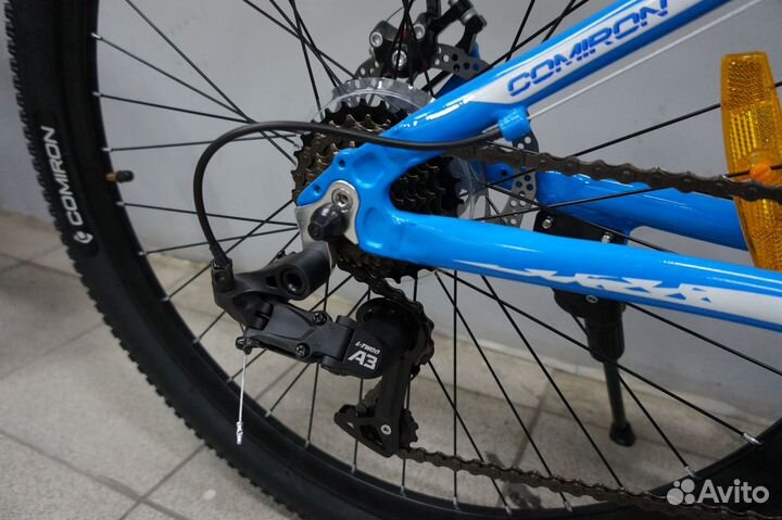 Велосипед Небесно-голубой на 26 колёсах Лёгкий