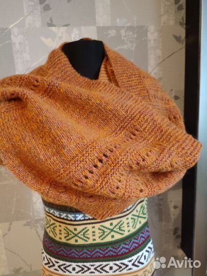 Шарф шерсть мохер