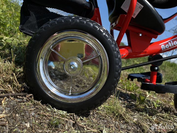 Трехколесный велосипед коляска