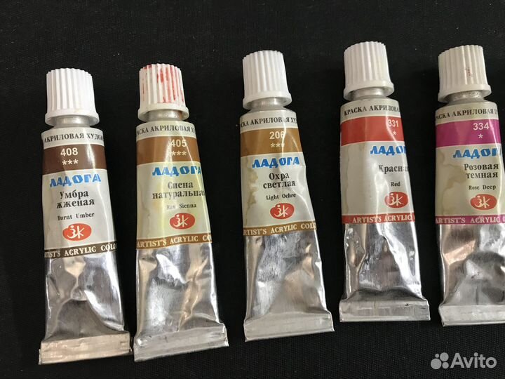 Краски акриловые художественные