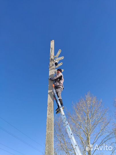 Монтаж видео наблюдения