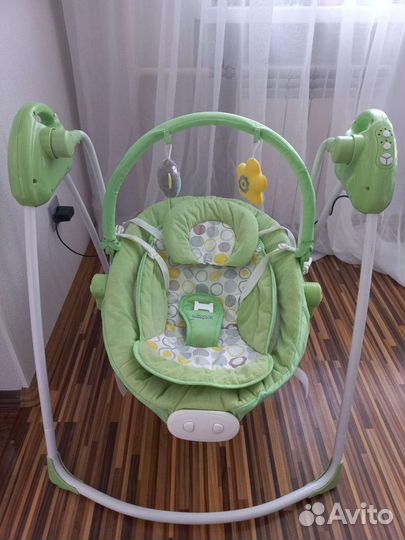 Детские качели шезлонг Babyton Funny Time 2 in 1