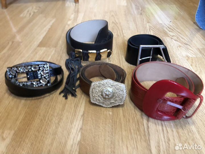 Пояс кожаный Max Mara, Guess, IceBerg