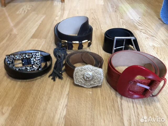 Пояс кожаный Max Mara, Guess, IceBerg