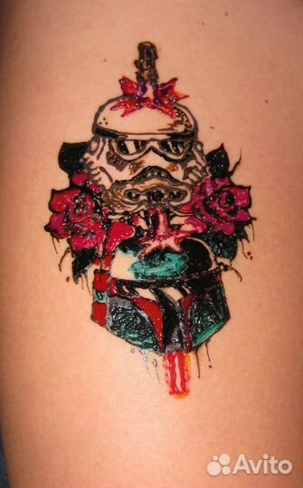 Временная тату хна, мехенди любой сложности