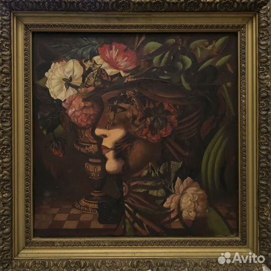 Картина маслом Сон в летнюю ночь, 1989 год, Ню