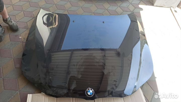 Бмв е60 черный Капот из Японии