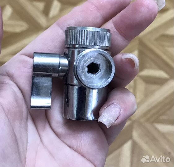 Кран переходник для гибкой подводки