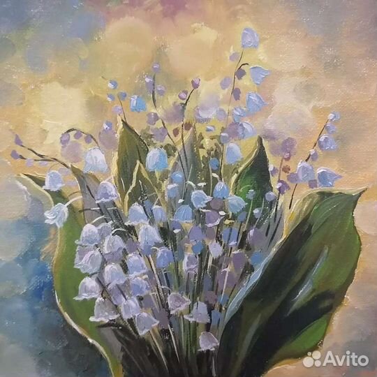 Картина маслом на холсте пейзаж