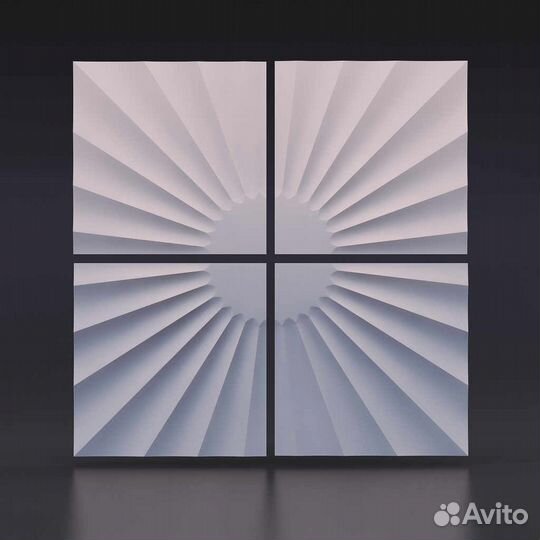 Гипсовая 3D панель 