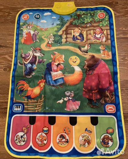 Детский музыкальный коврик-сказка Колобок