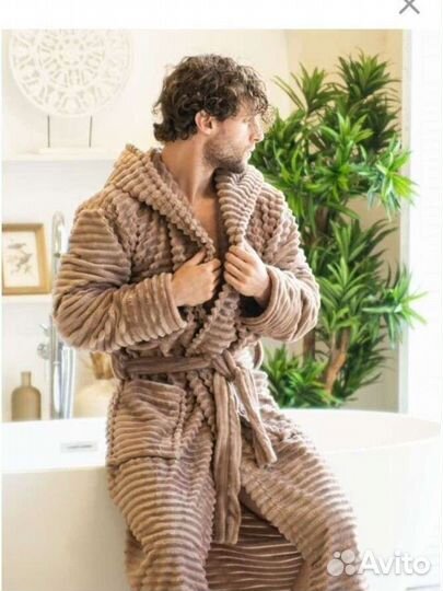 Мужской халат премиального качества (в упаковке)