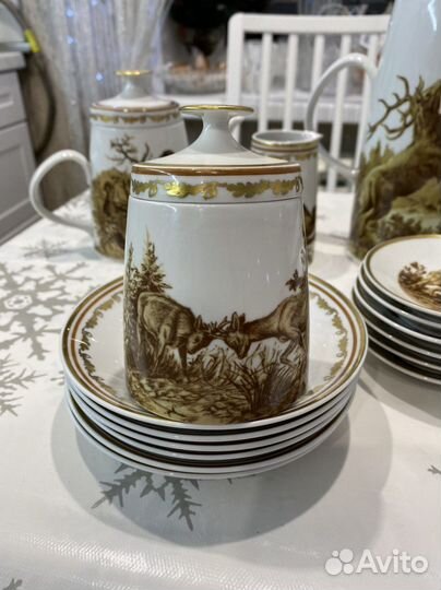 Сервиз Охота Гдр, поштучно