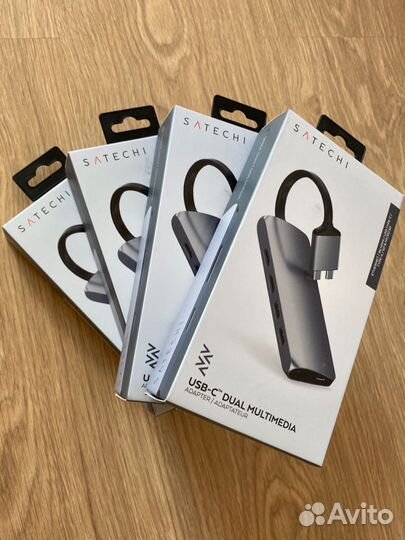 Adapter Satechi Type-C Dual Новый Оригинал