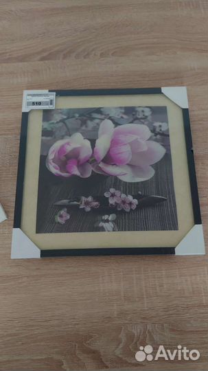 Картины 3D орхидеи в рамках новые