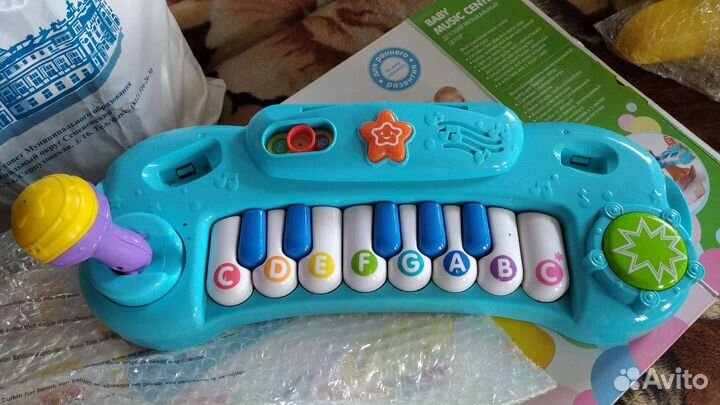 BabyGo Музыкальный центр, пианино с нотами