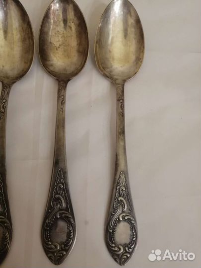 Столовые ложки мельхиор СССР