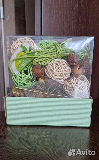 Новый набор сухоцветов (яблоко)